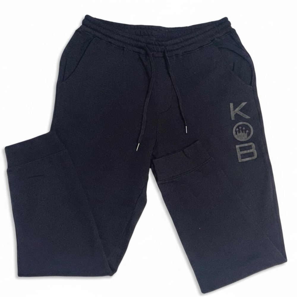 King of Beach Black Jogger Pants